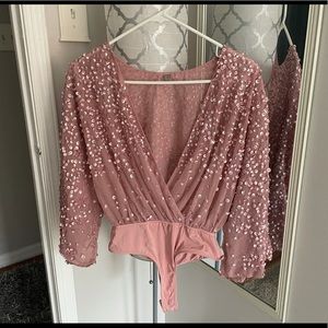 ASOS Sequin Body Suit